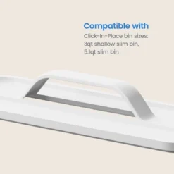 Click In Place Slim Lid With Handle For Plastic Storage Bins Home And Office Organization White- Brightroom™ 13 Click In Place Slim Lid With Handle For Plastic Storage Bins Home And Office Organization White- Brightroom™ -Home Comfort Store GUEST 06620b0b b5b6 4445 a4e3 15080544d32d