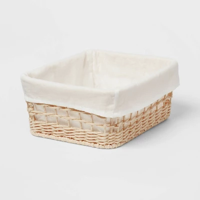 Tapered Woven Basket With Liner - Brightroom™ 4 Tapered Woven Basket With Liner - Brightroom™ - Image 4