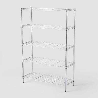 5 Tier Wide Wire Shelving - Brightroom™ 4 5 Tier Wide Wire Shelving - Brightroom™ - Image 4