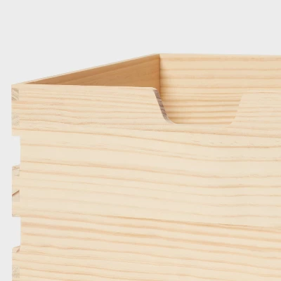 Small Wood Bin - Brightroom™ 2 Small Wood Bin - Brightroom™ - Image 2