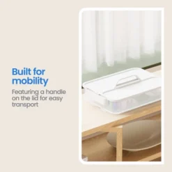 Click In Place Large Lid With Handle For Plastic Storage Bins For Home And Office Organization White - Brightroom™ 14 Click In Place Large Lid With Handle For Plastic Storage Bins For Home And Office Organization White - Brightroom™ -Home Comfort Store GUEST 18c59a94 1a10 4d8e 9723 d6887b704f77