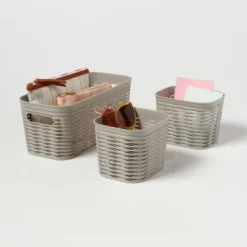 3pk Wave Assorted Decorative Basket 5L Narrow 2c Brightroom™ 7 3pk Wave Assorted Decorative Basket 5L Narrow 2c Brightroom™ -Home Comfort Store GUEST 19f5c392 84ec 47c4 a9e5 3d2af8522a18