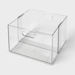 All Purpose Clear Expandable Bin Large - Brightroom™ 5 All Purpose Clear Expandable Bin Large - Brightroom™ -Home Comfort Store GUEST 1b4378b1 8390 416c 9420 f492a930d124