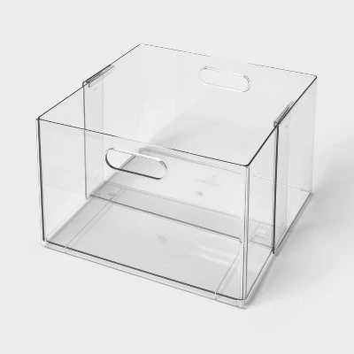 All Purpose Clear Expandable Bin Large - Brightroom™ 3 All Purpose Clear Expandable Bin Large - Brightroom™ - Image 3