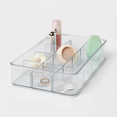 9"x6"x2" Tray Organizer Clear - Brightroom™ 3 9"x6"x2" Tray Organizer Clear - Brightroom™ - Image 3