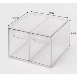 All Purpose 2 Drawer Storage Clear - Brightroom™ 7 All Purpose 2 Drawer Storage Clear - Brightroom™ -Home Comfort Store GUEST 20f4bcb7 068a 4603 bdc7 6b96029d465a