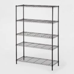 5 Tier Wide Wire Shelving - Brightroom™ 6 5 Tier Wide Wire Shelving - Brightroom™ -Home Comfort Store GUEST 21d3addb 9b67 45e8 98b9 a6831702664f