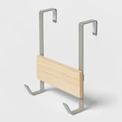 Small Over The Door Hook With Wood 2 Hooks - Brightroom™ 4 Small Over The Door Hook With Wood 2 Hooks - Brightroom™ -Home Comfort Store GUEST 221292bf 8af8 43d1 ac63 107113b364b5