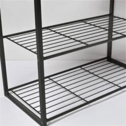 3 Tier Shoe Rack Black Metal With Natural Wood - Brightroom™ 12 3 Tier Shoe Rack Black Metal With Natural Wood - Brightroom™ -Home Comfort Store GUEST 240132f8 8257 4467 82bd 34848919c42b
