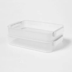 Click In Place 6.7qt Clear Shallow Plastic Storage Bin With White Latch For Home And Office Organization - Brightroom™ 11 Click In Place 6.7qt Clear Shallow Plastic Storage Bin With White Latch For Home And Office Organization - Brightroom™ -Home Comfort Store GUEST 26e19bcd f9a2 4375 87c1 9d243f92c9d4