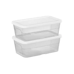 6qt Clear Storage Box White - Brightroom™ 17 6qt Clear Storage Box White - Brightroom™ -Home Comfort Store GUEST 28261ccc b586 49e2 95bd 03ff395a2a21
