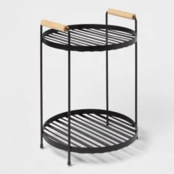 Round Vanity Organizer With Wood Handles - Brightroom™ 7 Round Vanity Organizer With Wood Handles - Brightroom™ -Home Comfort Store GUEST 29595118 98ba 4b78 8812 6ac78477e421