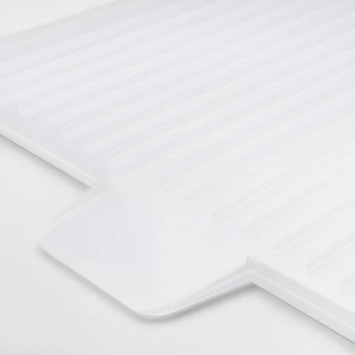 Dish Drying Rack Drainboard Clear - Brightroom™: Freestanding Plastic Dish Drainer & Strainer, 18"x15.8" 2 Dish Drying Rack Drainboard Clear - Brightroom™: Freestanding Plastic Dish Drainer & Strainer, 18"x15.8" - Image 2