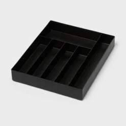 6 Compartment Plastic Drawer Flatware Organizer Black - Brightroom™: Silverware & Utensil Kitchen Drawer Tray 5 6 Compartment Plastic Drawer Flatware Organizer Black - Brightroom™: Silverware & Utensil Kitchen Drawer Tray -Home Comfort Store GUEST 2f174af0 656c 401a ac23 1134fc577f44