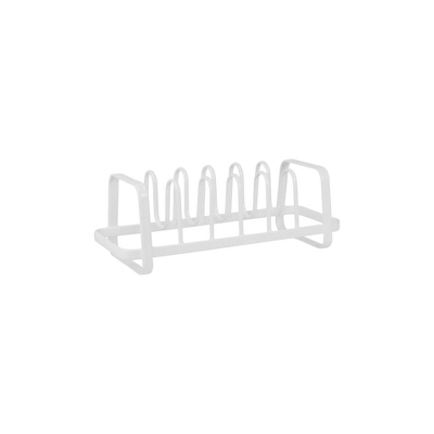 Wire Storage Lid Organizer White - Brightroom™: Kitchen Cabinet Organizer, Iron Pot & Pan Rack, 13.5" Depth 2 Wire Storage Lid Organizer White - Brightroom™: Kitchen Cabinet Organizer, Iron Pot & Pan Rack, 13.5" Depth - Image 2