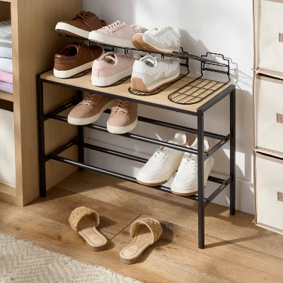 Wire Shoe Space-Saving Slot Organizers 6pk - Brightroom™ 1 Wire Shoe Space-Saving Slot Organizers 6pk - Brightroom™