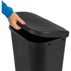 11.3gal Lift Top Waste Basket Black - Brightroom™: Kitchen Trash Can, Fingerprint-Resistant, Indoor Trash Bin 10 11.3gal Lift Top Waste Basket Black - Brightroom™: Kitchen Trash Can, Fingerprint-Resistant, Indoor Trash Bin -Home Comfort Store GUEST 374c1b5a 3969 4ece ae38 e552e3a34b9d