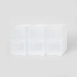 Small Stackable Bins Front Opening Clear Plastic - Brightroom™ 9 Small Stackable Bins Front Opening Clear Plastic - Brightroom™ -Home Comfort Store GUEST 3c949385 7473 4475 8c8a 9fa49d23bd71