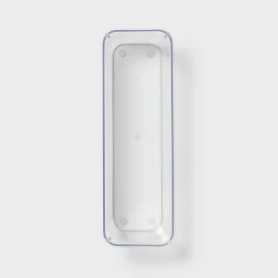 3"x9" Drawer Flatware Organizer - Brightroom™: Clear PETG In-Drawer Silverware Tray, Contemporary Style 2 3"x9" Drawer Flatware Organizer - Brightroom™: Clear PETG In-Drawer Silverware Tray, Contemporary Style - Image 2