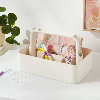Storage Caddy Color Ivory - Brightroom™ 1 Storage Caddy Color Ivory - Brightroom™