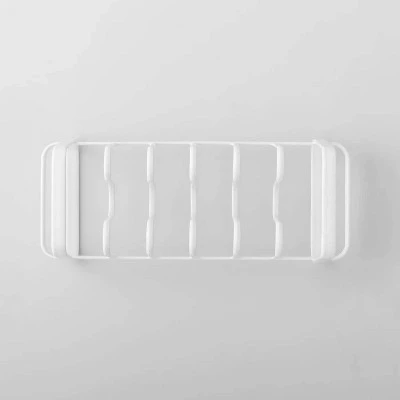 Wire Storage Lid Organizer White - Brightroom™: Kitchen Cabinet Organizer, Iron Pot & Pan Rack, 13.5" Depth 3 Wire Storage Lid Organizer White - Brightroom™: Kitchen Cabinet Organizer, Iron Pot & Pan Rack, 13.5" Depth - Image 3