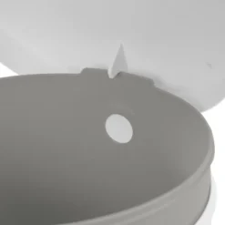 1.6gal Round Step Trash Can - Brightroom™: Compact Pedal-Operated Lid, Small Bathroom Bin, Textured White Finish 18 1.6gal Round Step Trash Can - Brightroom™: Compact Pedal-Operated Lid, Small Bathroom Bin, Textured White Finish -Home Comfort Store GUEST 426c281f fa1d 43f2 8929 75ca99ffe055