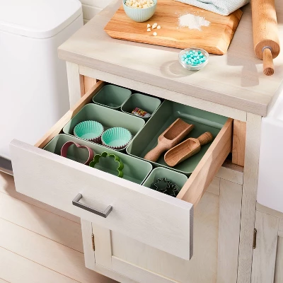 3pk Medium Storage Trays - Brightroom™ 1 3pk Medium Storage Trays - Brightroom™