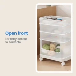 Click In Place 20.7qt Clear Open Front Plastic Storage Bin For Home And Office Organization White Latch - Brightroom™ 14 Click In Place 20.7qt Clear Open Front Plastic Storage Bin For Home And Office Organization White Latch - Brightroom™ -Home Comfort Store GUEST 47fdb6bb c277 4b44 8c2c c87ffb451fc4