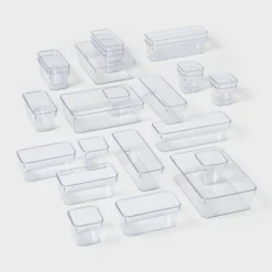 25pc Drawer Flatware Organizer - Brightroom™: Clear In-Drawer Storage, PETG Material, Contemporary Style, Hand Wash 7 25pc Drawer Flatware Organizer - Brightroom™: Clear In-Drawer Storage, PETG Material, Contemporary Style, Hand Wash -Home Comfort Store GUEST 4a476374 b692 4aa1 ad7c c8ae6b6b9129