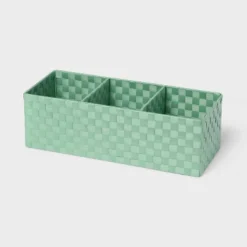 Woven Plastic 3 Compartment Bin - Brightroom™ 8 Woven Plastic 3 Compartment Bin - Brightroom™ -Home Comfort Store GUEST 4aca07cf 4980 48bd 9de1 826f2af02ee3