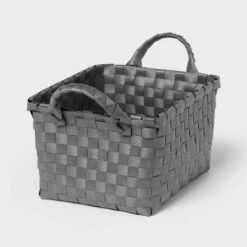 Woven Plastic Basket Small - Brightroom™ 7 Woven Plastic Basket Small - Brightroom™ -Home Comfort Store GUEST 4b812fc8 8c68 4383 9d13 2275d7e7c362