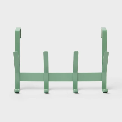 Over The Door 4 Hook - Sage - Brightroom™ 2 Over The Door 4 Hook - Sage - Brightroom™ - Image 2