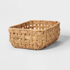 Rectangular Twisted Open Checkered Weave Basket - Brightroom™ 8 Rectangular Twisted Open Checkered Weave Basket - Brightroom™ -Home Comfort Store GUEST 514258d4 7e89 434a bb0b bbdf991578bf