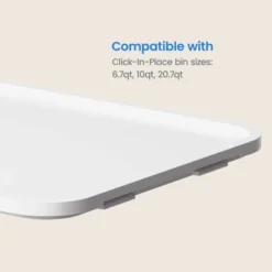 Click In Place Large Lid For Plastic Storage Bins For Home And Office Organization White - Brightroom™ 11 Click In Place Large Lid For Plastic Storage Bins For Home And Office Organization White - Brightroom™ -Home Comfort Store GUEST 519dba91 3966 4056 922d 3ce9208e44e8