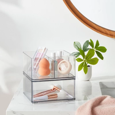 Clear Stackable Storage - Brightroom™ 1 Clear Stackable Storage - Brightroom™