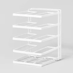 Wire Storage Pan Organizer White - Brightroom™: Iron Kitchen Cabinet & Pantry Organizer, 10" H X 13" D X 9" W 5 Wire Storage Pan Organizer White - Brightroom™: Iron Kitchen Cabinet & Pantry Organizer, 10" H X 13" D X 9" W -Home Comfort Store GUEST 57e5e1e6 5673 4d0a badd 42bef5b22714