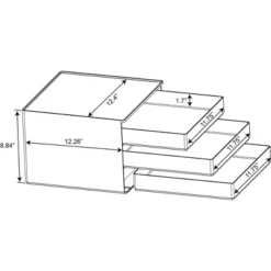 All Purpose 3 Drawer Storage Clear - Brightroom™ 9 All Purpose 3 Drawer Storage Clear - Brightroom™ -Home Comfort Store GUEST 5845b0fb 7cee 47bd 882c 1e41ccb59e0e