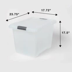 Large Frosted Latching Storage Box - Brightroom™: Stackable Clear Tote, 76L Capacity, Polypropylene, Universal Storage 7 Large Frosted Latching Storage Box - Brightroom™: Stackable Clear Tote, 76L Capacity, Polypropylene, Universal Storage -Home Comfort Store GUEST 5f3a33cb 8af8 4e67 a7ae b359e83eb08e