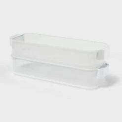 Click In Place 3qt Shallow Slim Plastic Storage Bin For Home And Office Organization Green Tint - Brightroom™ 5 Click In Place 3qt Shallow Slim Plastic Storage Bin For Home And Office Organization Green Tint - Brightroom™ -Home Comfort Store GUEST 60b78de5 a10b 42a0 81a0 1cc1253ce279