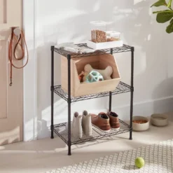 3 Tier Wire Shelving - Brightroom™ 7 3 Tier Wire Shelving - Brightroom™ -Home Comfort Store GUEST 6388f2d1 7842 413d 9d29 1330129db04f 1