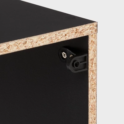 11" Cube Book Shelf Black - Brightroom™ 3 11" Cube Book Shelf Black - Brightroom™ - Image 3