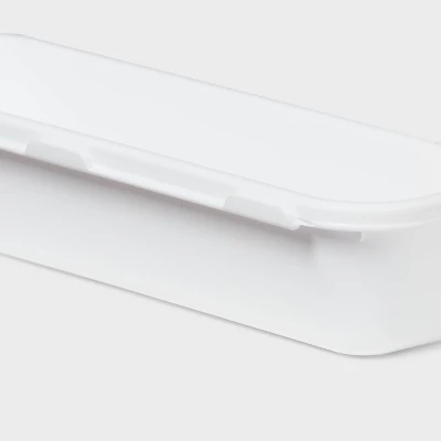 8pc Plastic Drawer Organizer Set White - Brightroom™: Modern In-Drawer Flatware Storage, Multiple Compartments, Dishwasher-Safe 2 8pc Plastic Drawer Organizer Set White - Brightroom™: Modern In-Drawer Flatware Storage, Multiple Compartments, Dishwasher-Safe - Image 2