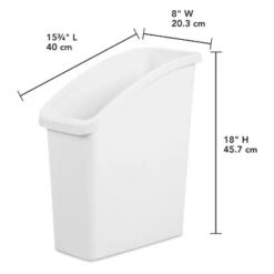 Under Sink Waste And Sorting Can - Brightroom™: Compact Kitchen Trash Can, 5.8 Gallon, White, Textured Finish 13 Under Sink Waste And Sorting Can - Brightroom™: Compact Kitchen Trash Can, 5.8 Gallon, White, Textured Finish -Home Comfort Store GUEST 66521813 2fae 49b8 8976 f211cf0c3a6b