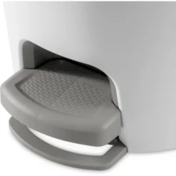1.6gal Round Step Trash Can - Brightroom™: Compact Pedal-Operated Lid, Small Bathroom Bin, Textured White Finish 16 1.6gal Round Step Trash Can - Brightroom™: Compact Pedal-Operated Lid, Small Bathroom Bin, Textured White Finish -Home Comfort Store GUEST 67b07b21 53e1 4a17 834b 8047943b32d7