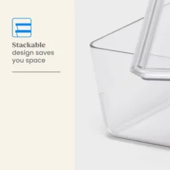 6L Stacking Clear Bin With Lid - Brightroom™: PET Material, Stackable Storage For Crafts & Cleaning Supplies 6 6L Stacking Clear Bin With Lid - Brightroom™: PET Material, Stackable Storage For Crafts & Cleaning Supplies -Home Comfort Store GUEST 6b3a888c a2dd 4416 a6f3 4fe3a6af7df2