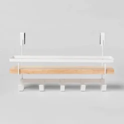 Shelf Rack With 5 Hooks - Brightroom™ 9 Shelf Rack With 5 Hooks - Brightroom™ -Home Comfort Store GUEST 6b729c80 c098 4478 bcff e9f20f40cb58