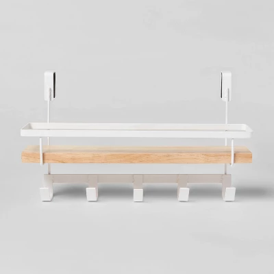 Shelf Rack With 5 Hooks - Brightroom™ 5 Shelf Rack With 5 Hooks - Brightroom™ - Image 5