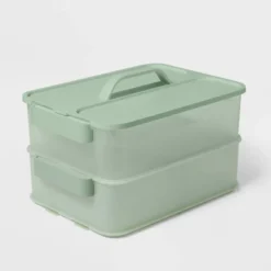 Click In Place 10qt Plastic Storage Bin For Home And Office Organization Green Tint - Brightroom™ 5 Click In Place 10qt Plastic Storage Bin For Home And Office Organization Green Tint - Brightroom™ -Home Comfort Store GUEST 6c756ada ee75 4ac0 b6d2 f141471256a7