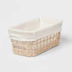 Tapered Woven Basket With Liner - Brightroom™ 6 Tapered Woven Basket With Liner - Brightroom™ -Home Comfort Store GUEST 70e0a027 555f 4b93 8ec7 dfe36078892c