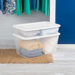 90qt Clear Storage Box White - Brightroom™ 13 90qt Clear Storage Box White - Brightroom™ -Home Comfort Store GUEST 74edbbb7 8a3a 4833 ac88 af0bbe424017